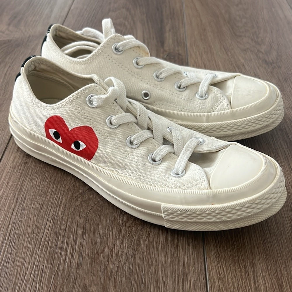 Converse Comes Des Garcons Sneakers; Size 6
